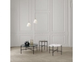 Stolik TS table S Glass / Marble średnica 40cm GUBI
