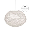 Abażur z piór Eos średnica 110cm biała UMAGE Design