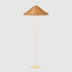 Lampa podłogowa Tynell 9602 wiklina Gubi