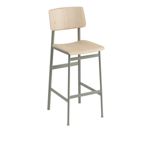 Hoker Loft 75cm Dusty Green/Oak Muuto   