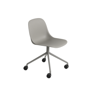 Krzesło obrotowe Fiber Swivel Grey/Grey Muuto  