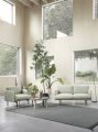 Fotel tapicerowany Outline Chrome/Remix Muuto