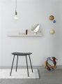 Stołek Fiber Black/Black Muuto 