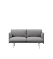 Sofa Studio Outline Polished Aluminium/Remix Muuto