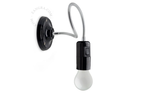 Lampa porcelanowa  Zangra 040 silver