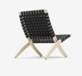 Składane krzesło Cuba Oak Soap/ Black Outdoor MG501 Carl Hansen