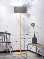 LAMPA PODŁOGOWA FUJI BAMBUSOWA PODSTAWA, LNIANY ABAŻUR, WIELE KOLORÓW	- IT'S ABOUT ROMI