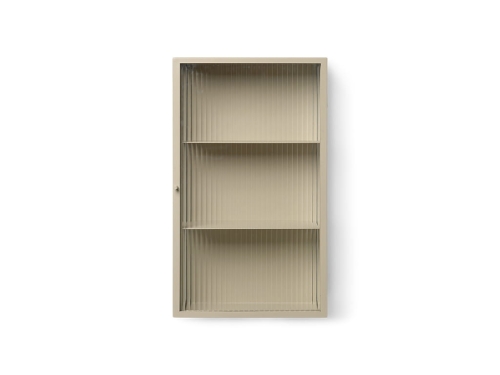 Szafka ścienna Haze Ferm Living  Reeded Glas - Cashmere