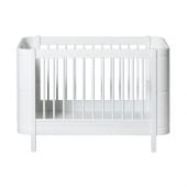 Łóżeczko WOOD MINI+ COT BED INCL. JUNIOR KIT, WHITE Oliver Furniture 