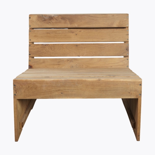 Fotel ogrodowy z drewna tekowego Outdoor Woodie House Doctor
