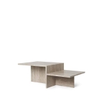 Stolik kawowy ferm LIVING Distinct Travertine