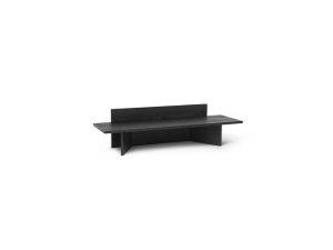 Ławka Oblique Black Stained Oak Ferm Living 