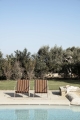 Fotel Desert Black/Stripes Ferm Living ostatnia sztuka!