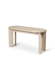 Ławka Bevel White Oiled Oak Ferm Living 