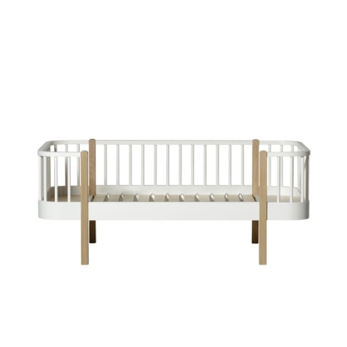 Łóżko Day Bed Wood Collection dąb/biały 90x160 Junior  Oliver Furniture