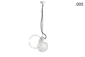 Lampa round clear glass 005 Zangra 