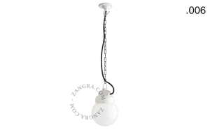 Lampa round clear glass 006 Zangra  