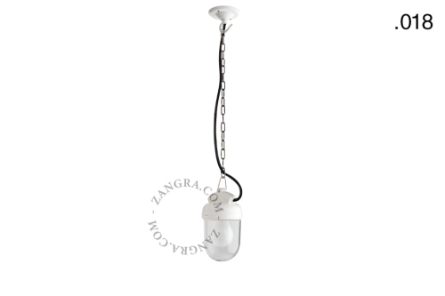Lampa  globe in opal plastic 018 Zangra    