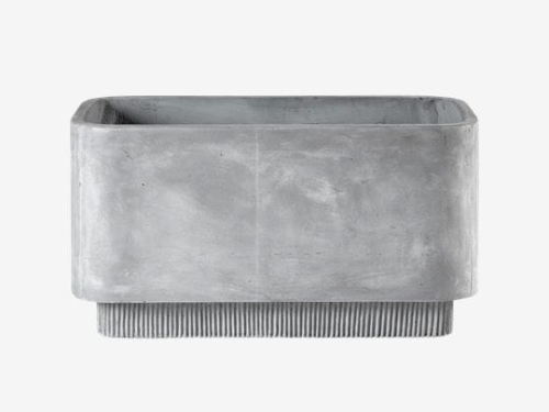 Donica Hihglands X-Large 42 x 84 x H44 cm light grey Bolia