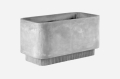 Donica Hihglands X-Large 42 x 84 x H44 cm light grey Bolia