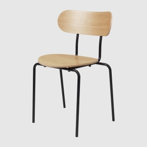 Krzesło COCO Stackable Black Oil Gubi