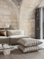 Poduszka Calm Cushion - Camel/Black Ferm Living 