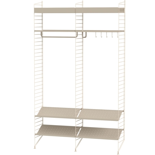 Wysoki system podłogowy HK metal Hallway String Furniture różne kolory