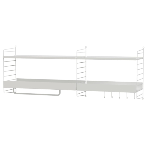 System wiszący HJ metal Hallway String Furniture różne kolory