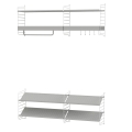 Dwuczęściowy system HH metal Hallway String Furniture różne kolory