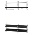 Dwuczęściowy system HH metal Hallway String Furniture różne kolory