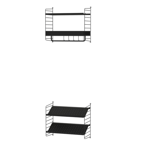 Dwuczęsciowy system HE metal Hallway String Furniture różne kolory