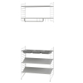 Dwuczęściowy system HB Hallway String Furniture różne kolory 