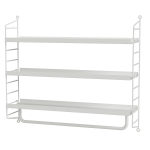 System BJ biały/metal Bathroom String Furniture 