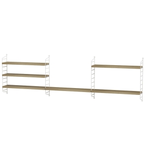 System wiszący CH Biały/dąb Kids room String Furniture 