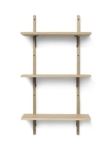 Półka potrójna wąska 54 cm  SECTOR ferm Living różne warianty 