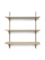 Półka potrójna szeroka 87 cm SECTOR ferm Living różne warianty  