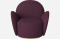 Fotel Lady whit swivel Brass / Bordeaux Bolia ostatnia sztuka poekspozycyjna