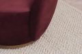 Fotel Lady whit swivel Brass / Bordeaux Bolia ostatnia sztuka poekspozycyjna