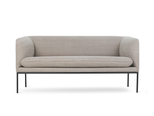 Sofa 2-osobowa TURN LINEN naturalna FERM LIVING 