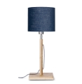 LAMPA STOŁOWA FUJI BAMBUSOWA PODSTAWA, LNIANY ABAŻUR, WIELE KOLORÓW	- IT'S ABOUT ROMI