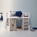 Materac Play 68x162cm, Wood Mini + low loft bed, Oliver Furniture  