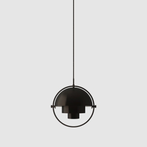 Lampa wisząca Multi-Lite Small Black brass/black brass Gubi  