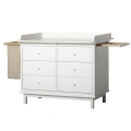 Komplet dwa wieszaki oraz torba  do komody z 6 szufladami Seaside Oliver Furniture