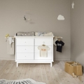 Komplet dwa wieszaki oraz torba  do komody z 6 szufladami Seaside Oliver Furniture