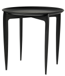 Stolik tray  Ø 45 cm BLACK LACQUERED Fritz Hansen 