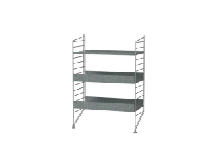 String Furniture  Outdoor B Galvanized - 60x85x30 cm