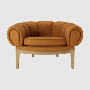 Fotel Croissant Lounge Chair Gubi