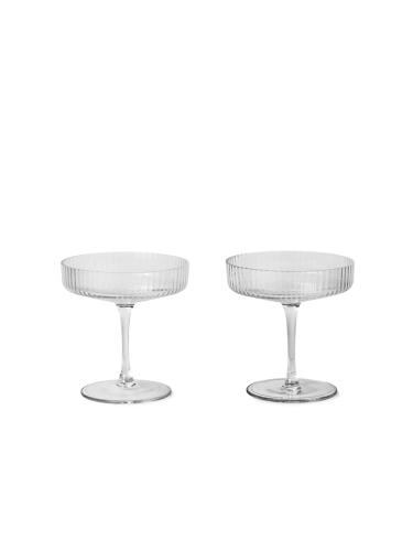 Kieliszki Ripple Champagne (set of 2) Ferm Living