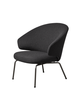 Fotel LET™ SH210  HALLINGDAL, 173, BLACK/GREY, WARM GRAPHITE Fritz Hansen