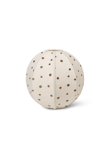 Abażur z tkaniny haftowanej Dots Ferm Living 